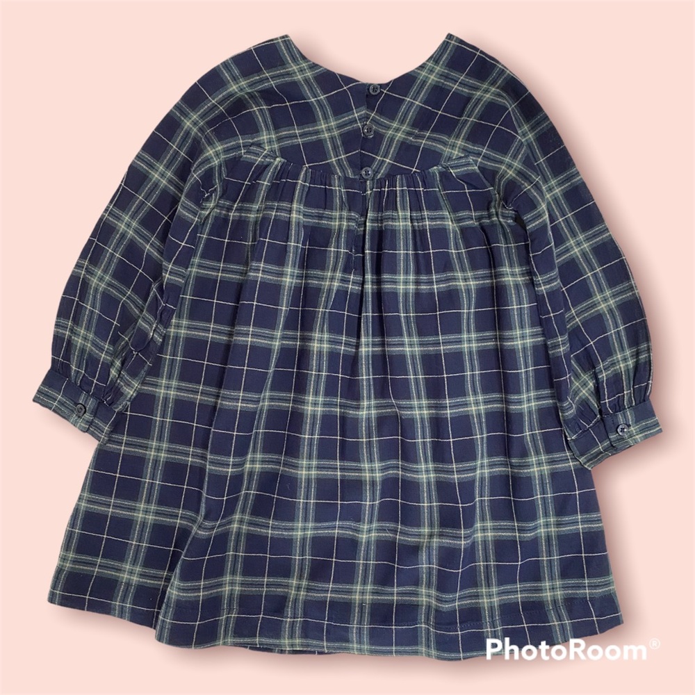 BABY GAP GIRLS PLAID DRESS 4YEARS OLD
